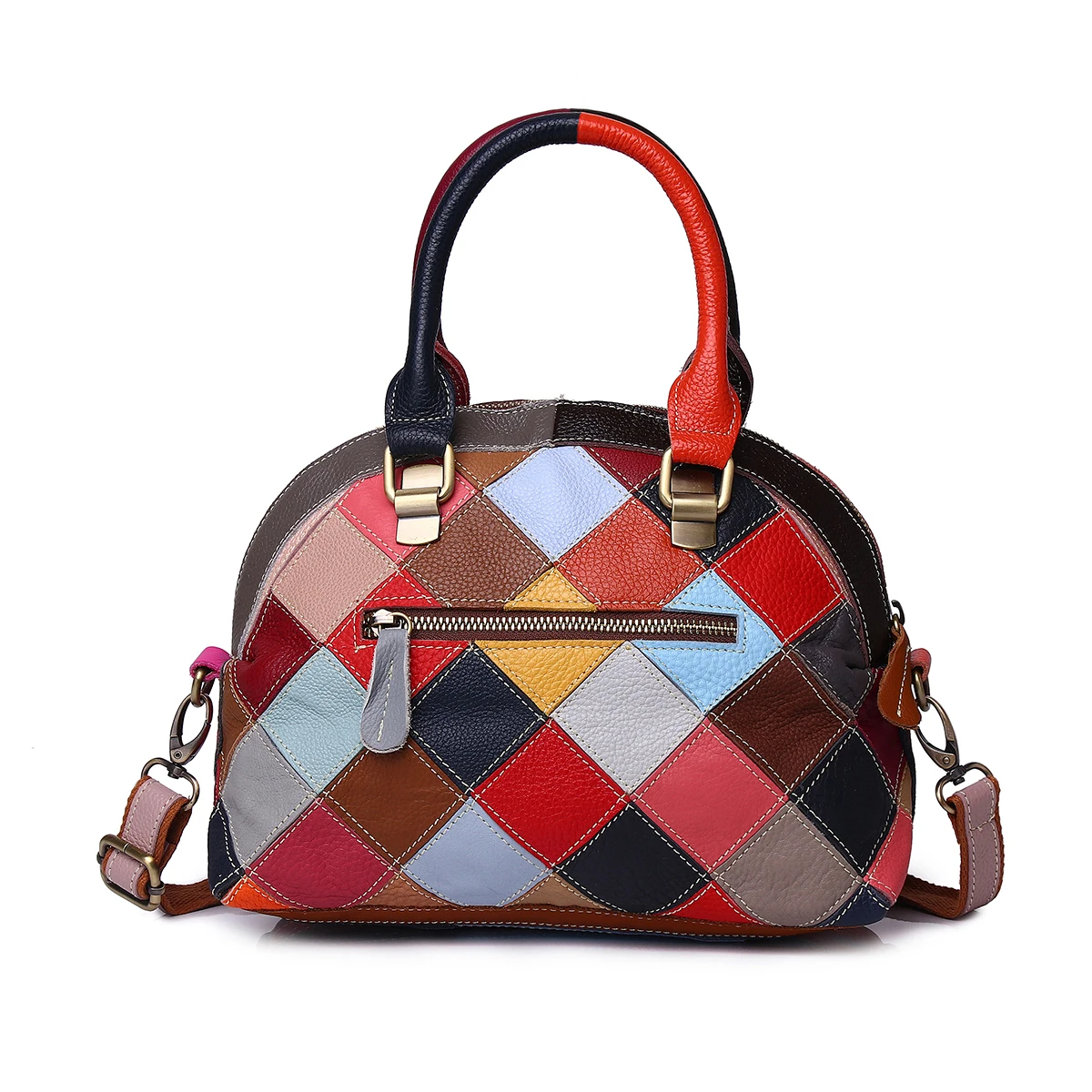 Модная Высококачественная сумка из натуральной кожи, разноцветная сумка в клетку, Повседневная Индивидуальная сумка через плечо, женская сумка
Модная Высококачественная сумка из натуральной кожи, разноцветная сумка в клетку, Повседневная Индивидуальная сумка через плечо, женская сумка