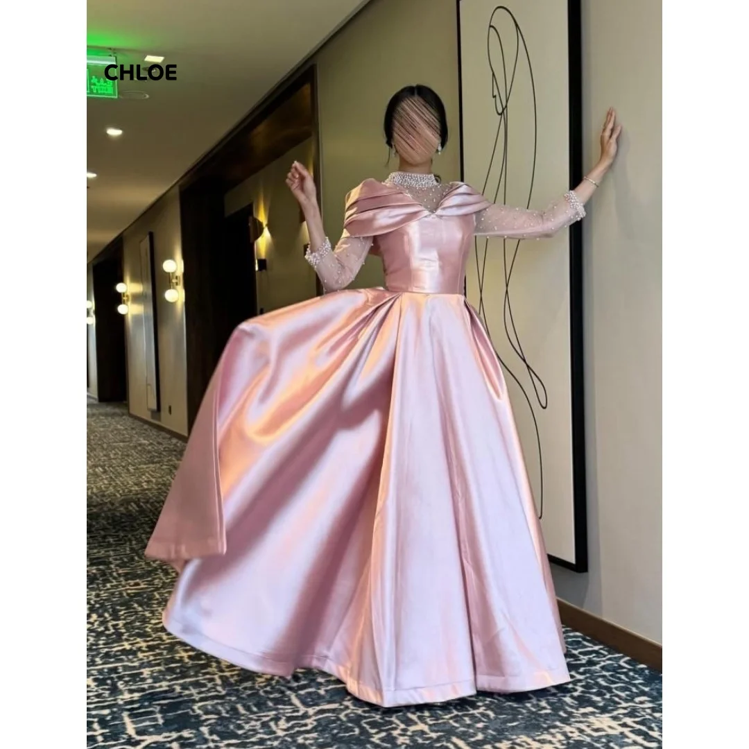 Вечерние платья с длинными рукавами для особых случаев, на заказ, с круглым вырезом, розовые, элегантные, для свадеб и вечеринок, для женщин
Вечерние платья с длинными рукавами для особых случаев, на заказ, с круглым вырезом, розовые, элегантные, для свадеб и вечеринок, для женщин