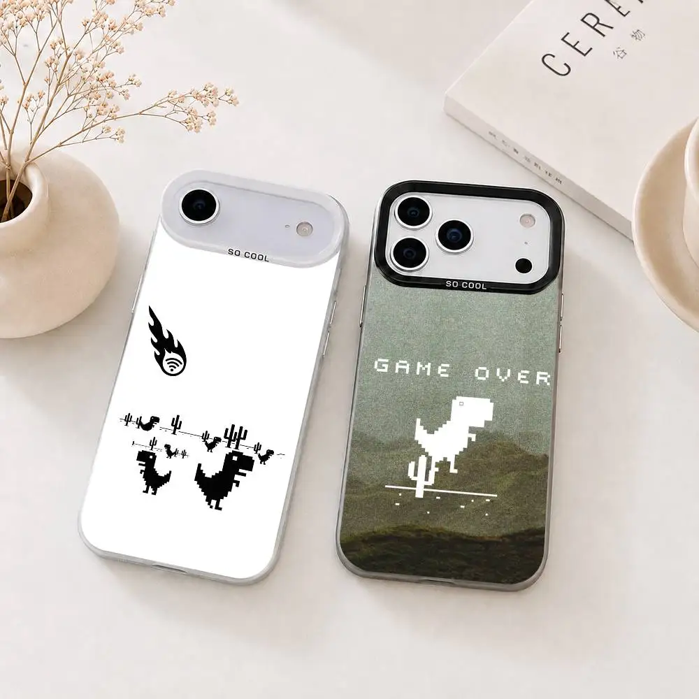 Funny No Internet Rex Dinosaur Phone Case For iPhone 17,16,15,14,13,12,11 Plus,Pro Max,XS,Colored Silver Plated Inside Cover
Funny No Internet Rex Dinosaur Phone Case For iPhone 17,16,15,14,13,12,11 Plus,Pro Max,XS,Colored Silver Plated Inside Cover