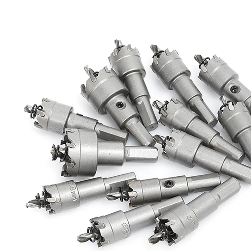 5pcs 16-30mm TCT hard alloy hole saw tungsten steel drill bits for stainless angle iron 16/18/20/25/30
5pcs 16-30mm TCT hard alloy hole saw tungsten steel drill bits for stainless angle iron 16/18/20/25/30