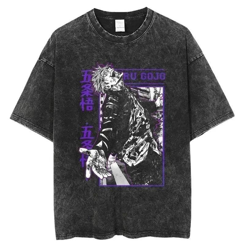 Japanese Jujutsu Kaisen Gojo Anime T-shirt Unisex Manga Gojo Satoru Graphic T Shirts Short Sleeve Tee Y2k T-shirts Summer Tops
Japanese Jujutsu Kaisen Gojo Anime T-shirt Unisex Manga Gojo Satoru Graphic T Shirts Short Sleeve Tee Y2k T-shirts Summer Tops