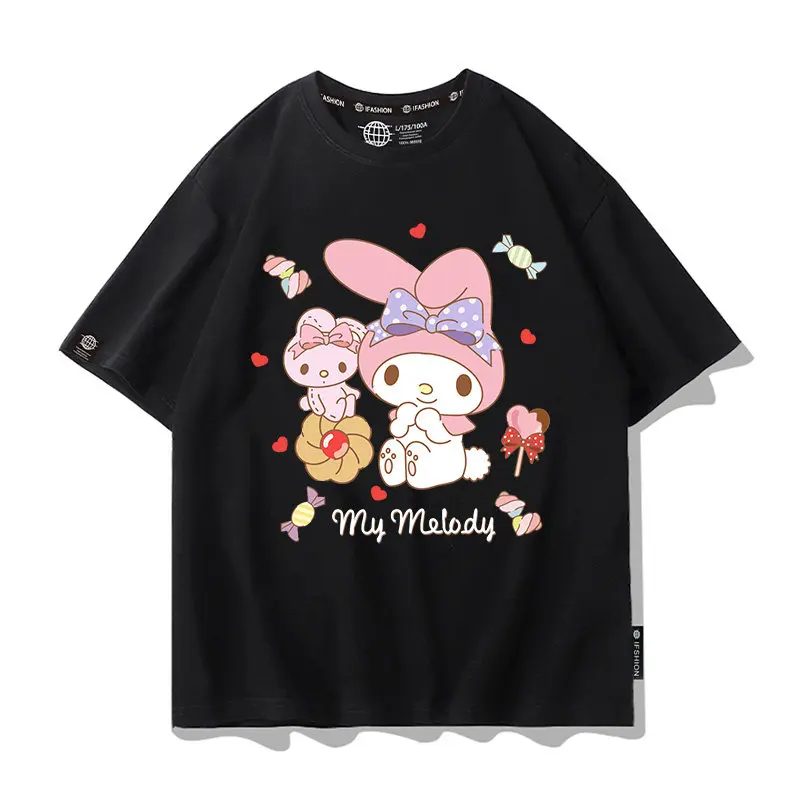 New Sanrio Meileti Joint Children's T-shirt Pure Cotton Cartoon Printed Parent Child Clothing Summer Trendy Brand T-shirt
New Sanrio Meileti Joint Children's T-shirt Pure Cotton Cartoon Printed Parent Child Clothing Summer Trendy Brand T-shirt