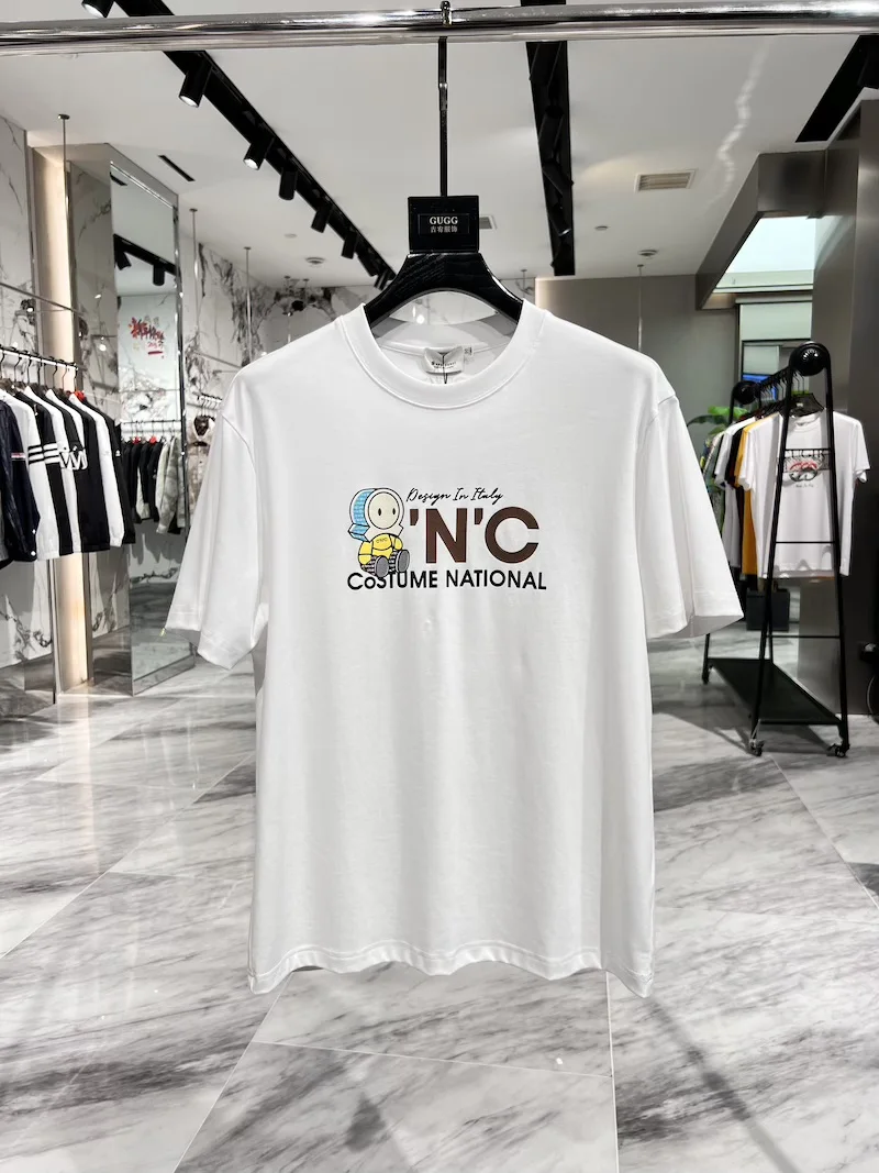Europe and America Fashion Casual Men's and Women's T-shirt 2025 Summer New High Quality Printed Cotton Short Sleeve
Europe and America Fashion Casual Men's and Women's T-shirt 2025 Summer New High Quality Printed Cotton Short Sleeve