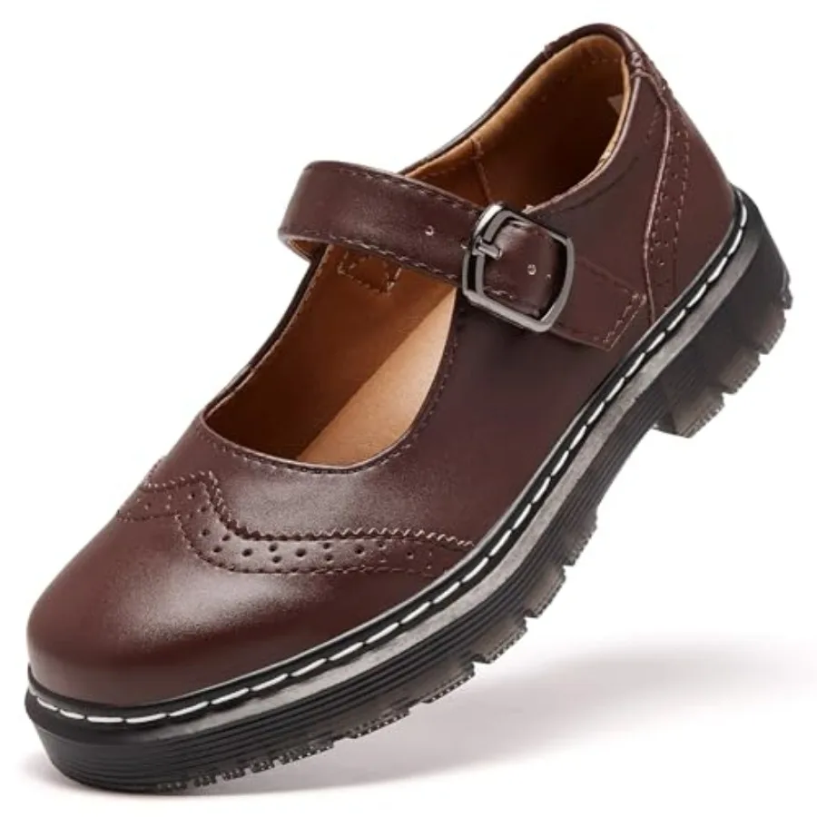 Mary Jane Shoes for Women, Memory Foam Oxford Dress Shoe Vegan Leather Buckle Strap Cute Dressy Flats for Work Office School Bu
Mary Jane Shoes for Women, Memory Foam Oxford Dress Shoe Vegan Leather Buckle Strap Cute Dressy Flats for Work Office School Bu