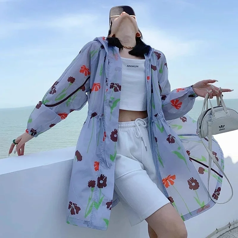 Lightweight Breathable Printed Sun Protection Clothing for Women 2025 Summer New Korean Loose Outdoor Sun Windbreaker Coat
Lightweight Breathable Printed Sun Protection Clothing for Women 2025 Summer New Korean Loose Outdoor Sun Windbreaker Coat