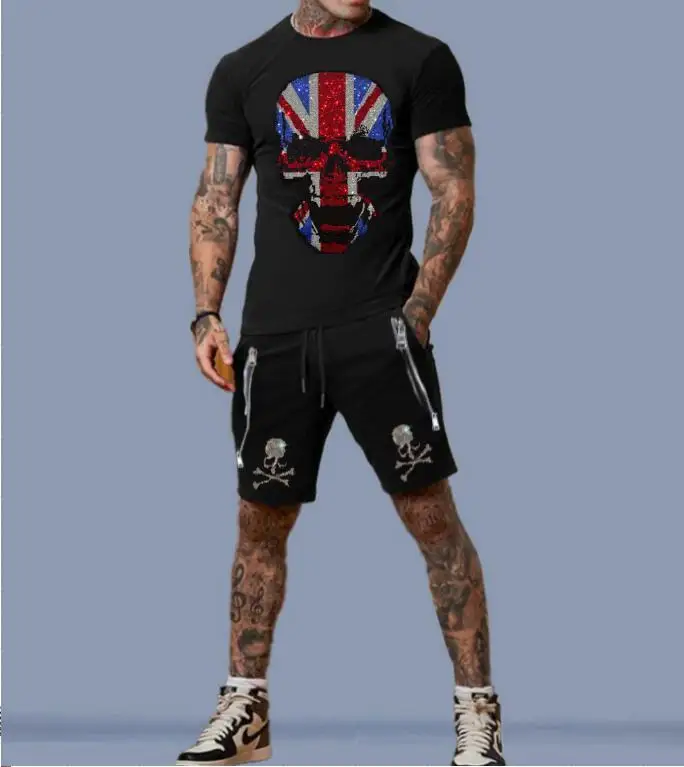 Suit summer cotton High-Quality new arrived man casual Rhinestone brand designer cotton t shirt homme streetwear
Suit summer cotton High-Quality new arrived man casual Rhinestone brand designer cotton t shirt homme streetwear