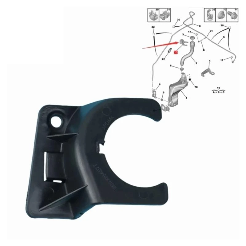 D5BE Sprayer Kettle Filling Pipe Bracket Filler Pipe Support Fixing Bracket 643990
D5BE Sprayer Kettle Filling Pipe Bracket Filler Pipe Support Fixing Bracket 643990