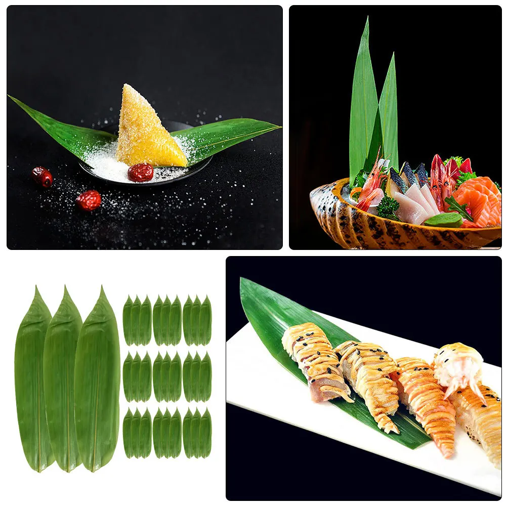 100Pcs Sushi Plate Decoration Bamboo Leaves Leaf Sashimi Mats Japanese Food Dish Decor Sushi Roller Japanese Food Mat
100Pcs Sushi Plate Decoration Bamboo Leaves Leaf Sashimi Mats Japanese Food Dish Decor Sushi Roller Japanese Food Mat