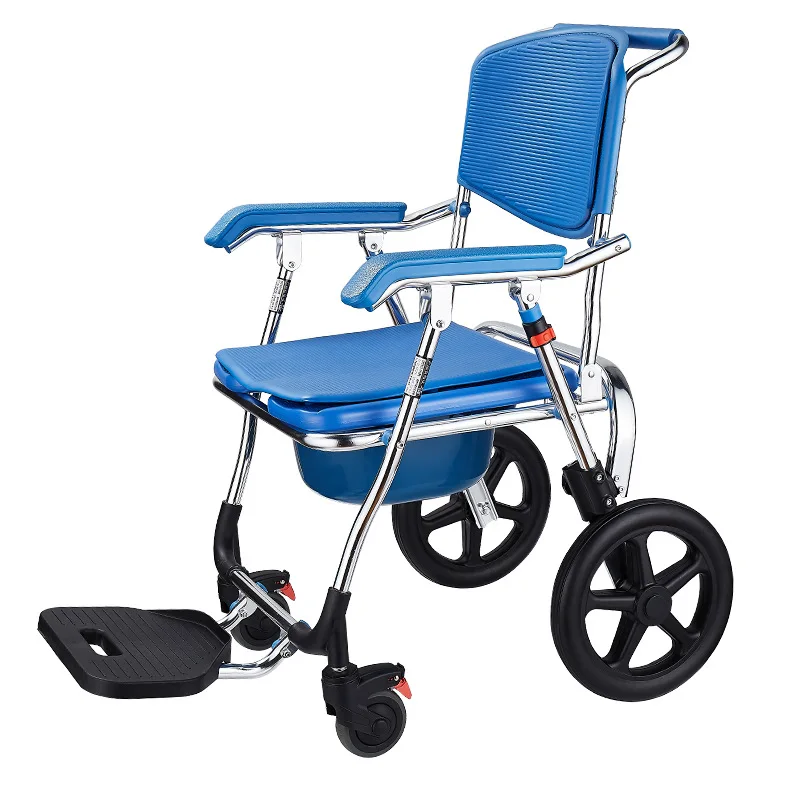 Wheeled chair paralyzed elderly can bathe wheelchair mobile toilet
Wheeled chair paralyzed elderly can bathe wheelchair mobile toilet