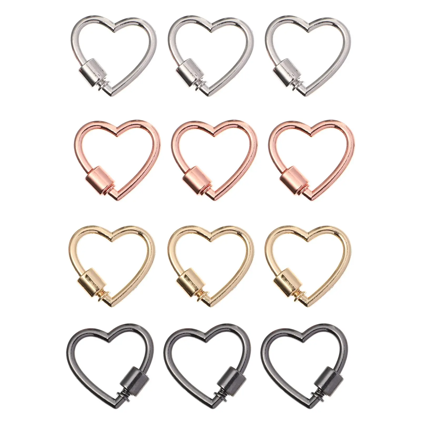 12 Pcs Alloy Key Chain Ring Heart Shape Pendant Supplies for DIY Crafts Jewelry Making Projects Accessories
12 Pcs Alloy Key Chain Ring Heart Shape Pendant Supplies for DIY Crafts Jewelry Making Projects Accessories