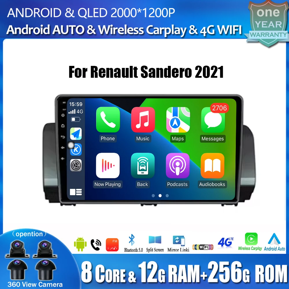 Car Radio For Renault Sandero 2021 Android Auto 10.1''Screen Automotive Multimedia Player Bluetooth WIFI Carplay Car Accessories
Car Radio For Renault Sandero 2021 Android Auto 10.1''Screen Automotive Multimedia Player Bluetooth WIFI Carplay Car Accessories