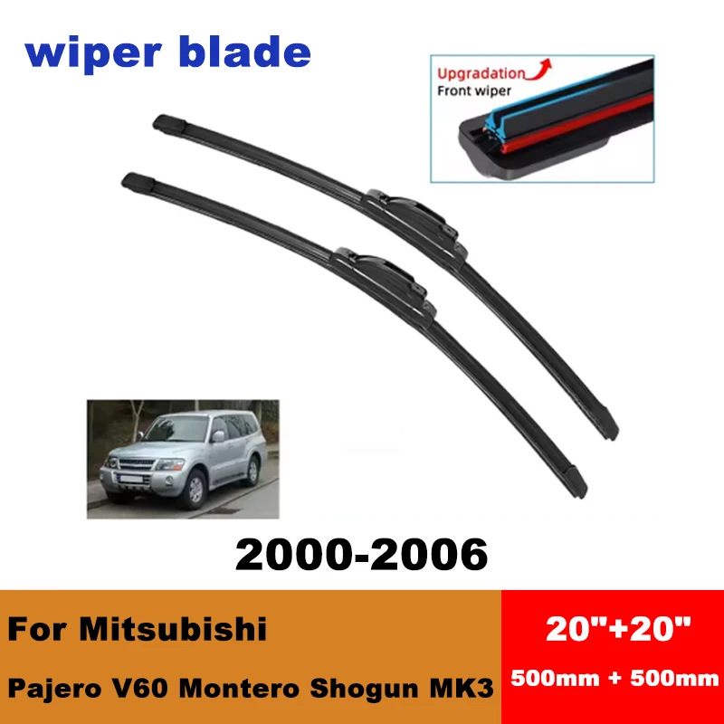 For Mitsubishi Pajero V60 Montero Shogun MK3 00-06 car front wiper blades silent wiper blades soft rubber windshield wipers
For Mitsubishi Pajero V60 Montero Shogun MK3 00-06 car front wiper blades silent wiper blades soft rubber windshield wipers