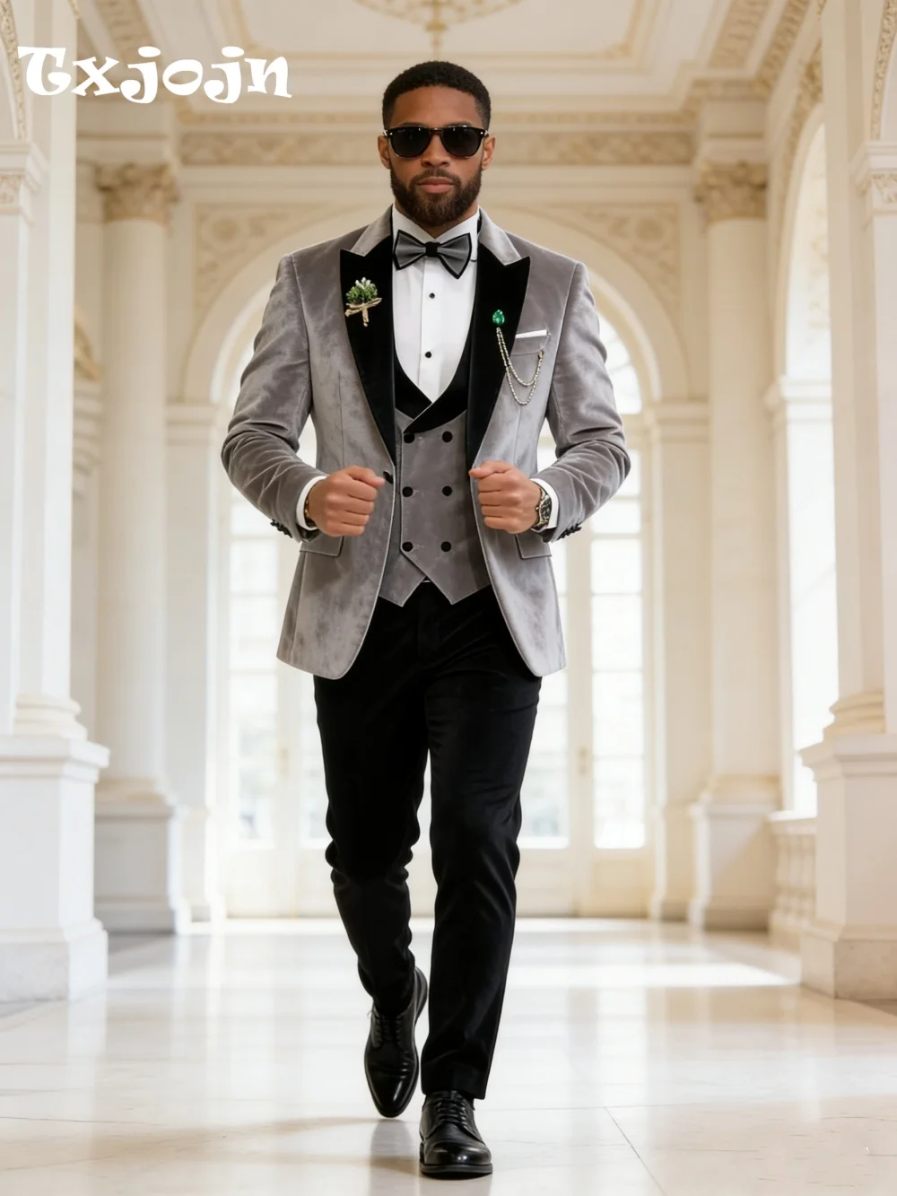 Classic Gray Mens Suit Set 2 Piece Fashion Single Breasted Men Tuxedos Suit Classic Office Suit Men For Groom Suit Customize
Classic Gray Mens Suit Set 2 Piece Fashion Single Breasted Men Tuxedos Suit Classic Office Suit Men For Groom Suit Customize