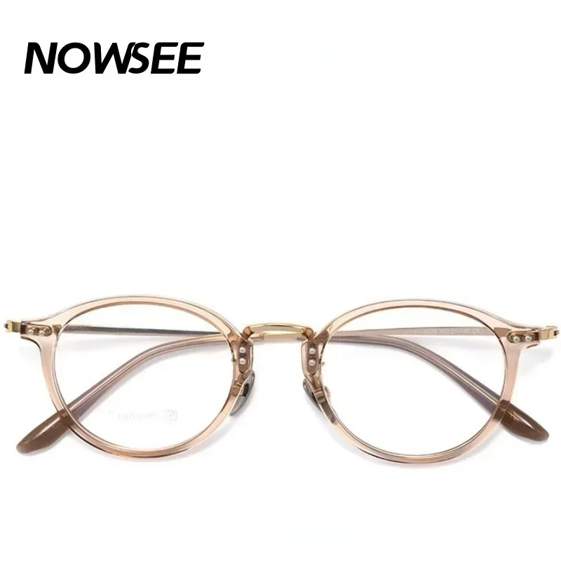 Pure Titanium Ultra-Light Glasses Frame Fashionable Vintage Glasses Myopia Prescription Glasses Antiing-Blue Light for Reading
Pure Titanium Ultra-Light Glasses Frame Fashionable Vintage Glasses Myopia Prescription Glasses Antiing-Blue Light for Reading