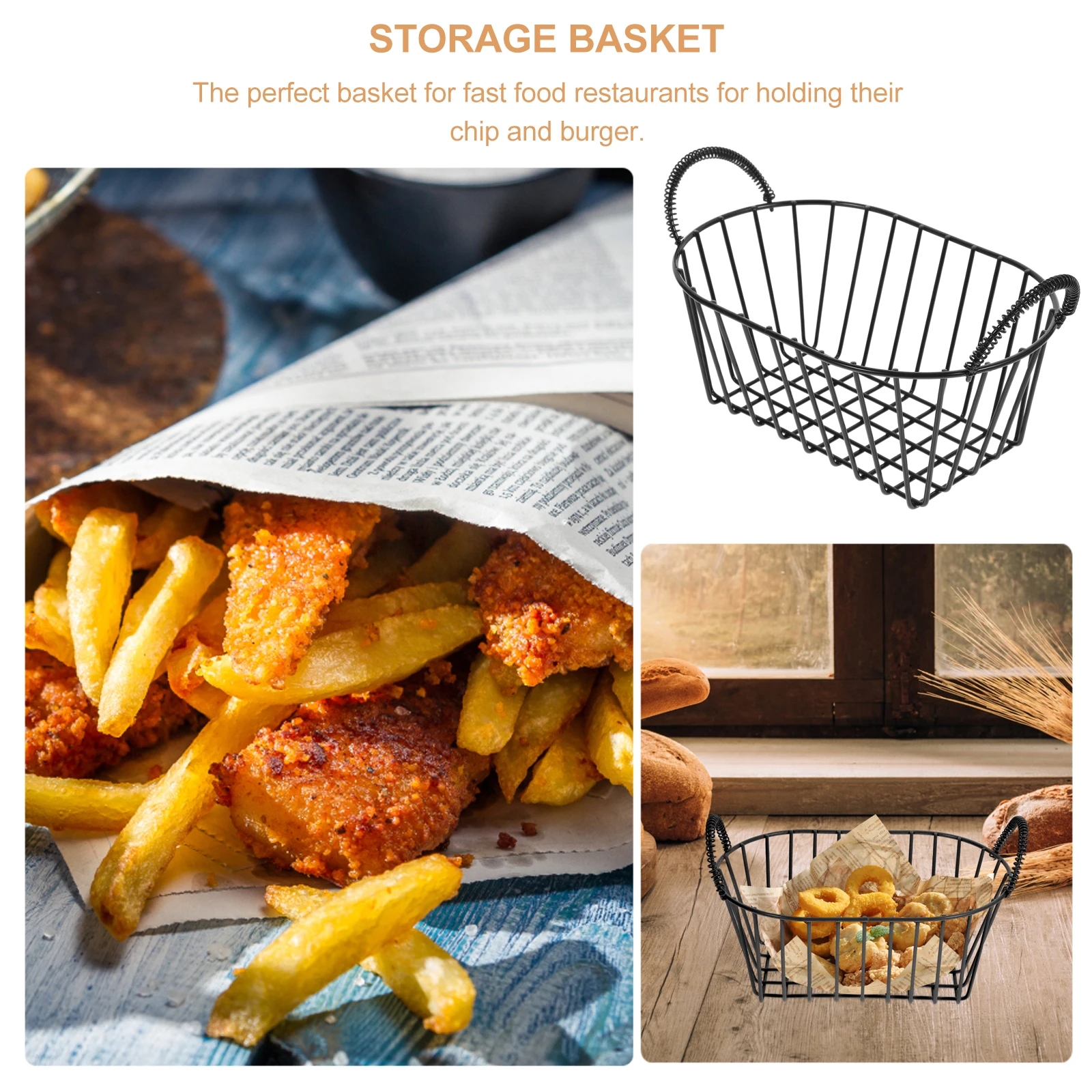 Iron Fruit Basket Wire Baskets for Storage Small Desktop Vegetable Bread Vintage Home Decor
Iron Fruit Basket Wire Baskets for Storage Small Desktop Vegetable Bread Vintage Home Decor