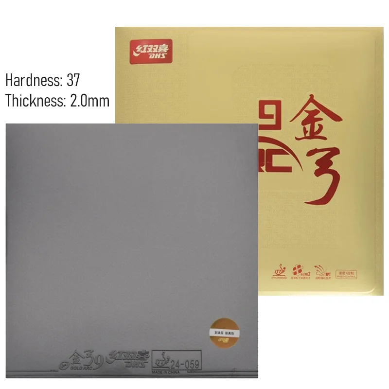 DHS Gold Arc 9 Professional Table Tennis Rubber Non-Sticky Surface Pre-Bonded Cake Sponge Loop Offensive Ping Pong Rubber
DHS Gold Arc 9 Professional Table Tennis Rubber Non-Sticky Surface Pre-Bonded Cake Sponge Loop Offensive Ping Pong Rubber