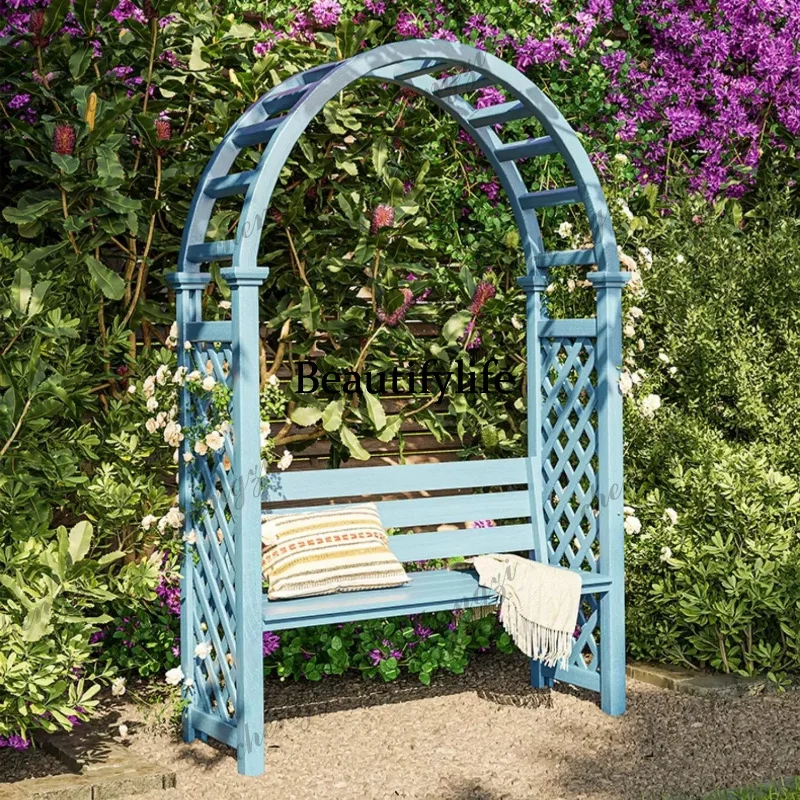 Outdoor courtyard preservative wood leisure chair Arch garden Outdoor open-air park chair Resting bench
Outdoor courtyard preservative wood leisure chair Arch garden Outdoor open-air park chair Resting bench