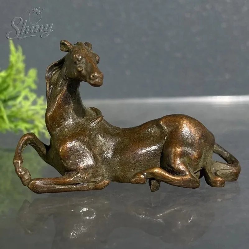 2.3inch Antique Brass Solid Horse Figurines Feng Shui Ornaments Copper Zodiac Animal Mini Desktop Decoration Crafts
2.3inch Antique Brass Solid Horse Figurines Feng Shui Ornaments Copper Zodiac Animal Mini Desktop Decoration Crafts