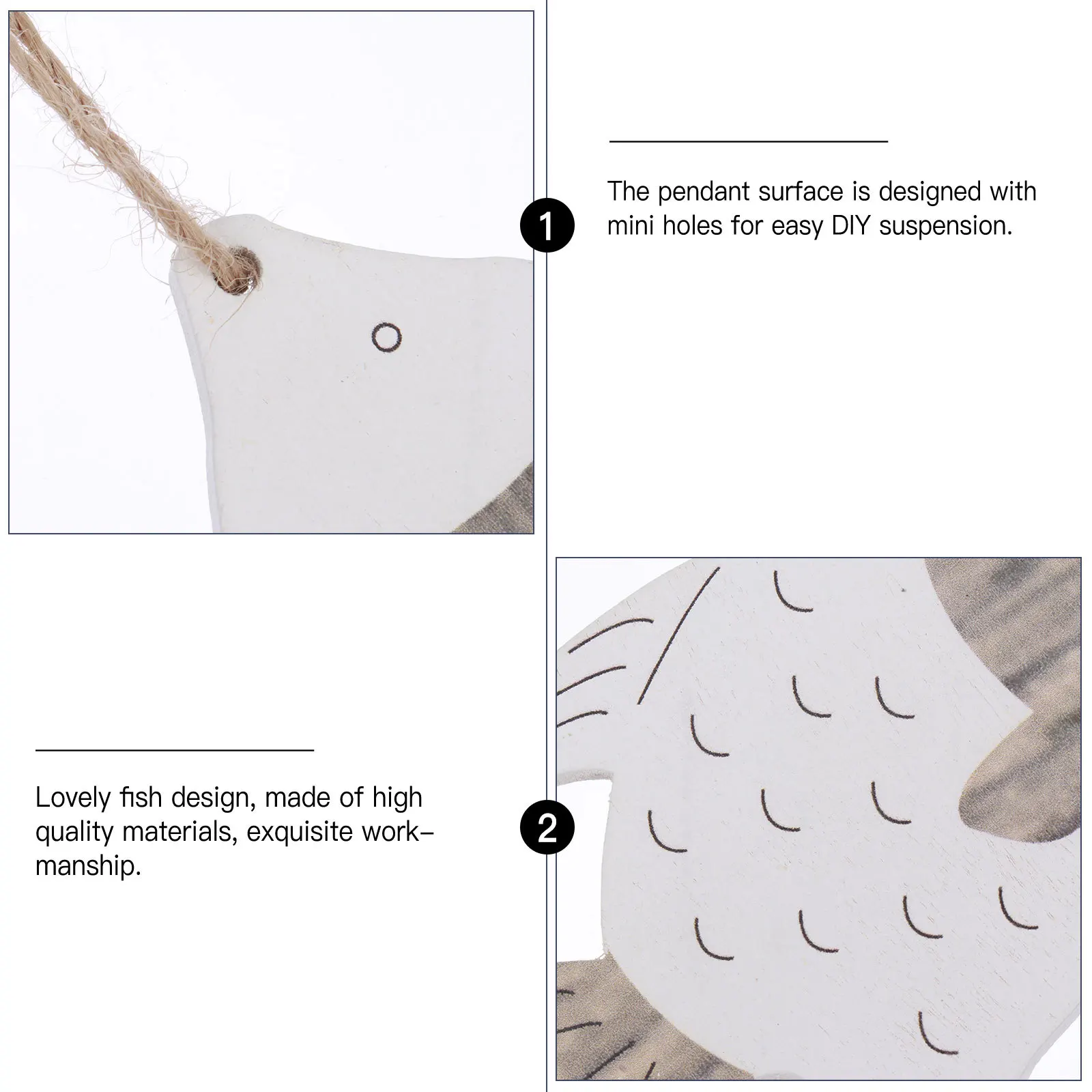 8Pcs Hawaii Style Fish Pendant Hanging Decor Wooden Indoor Outdoor Wall Ornament Hanging Decoration Fish Pendants
8Pcs Hawaii Style Fish Pendant Hanging Decor Wooden Indoor Outdoor Wall Ornament Hanging Decoration Fish Pendants