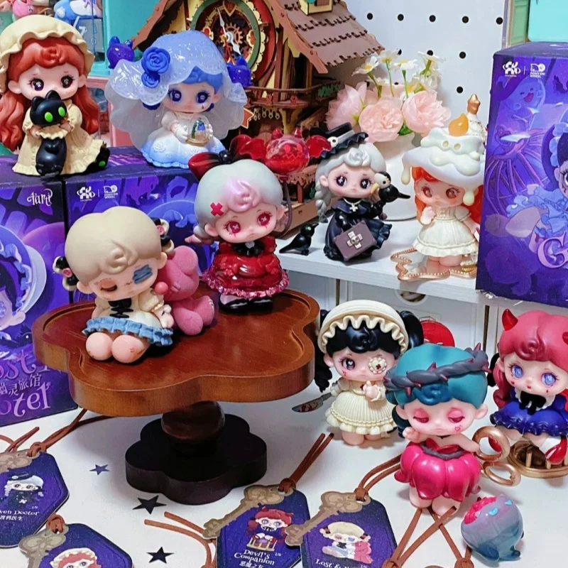 Tarti Blind Box Ghost In Hotel Series Vinyl Doll Mystery Box Kawaii Dark Lolita Anime Doll Action Figures Collectible Gift Toys
Tarti Blind Box Ghost In Hotel Series Vinyl Doll Mystery Box Kawaii Dark Lolita Anime Doll Action Figures Collectible Gift Toys