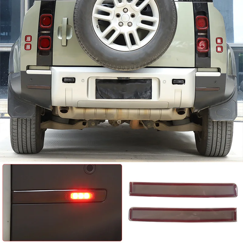 For 2020-2023 Land Rover Defender 90 110 130 ABS Black Car Rear Fog Lamp Cover Sticker Car Exterior Protection Accessories
For 2020-2023 Land Rover Defender 90 110 130 ABS Black Car Rear Fog Lamp Cover Sticker Car Exterior Protection Accessories
