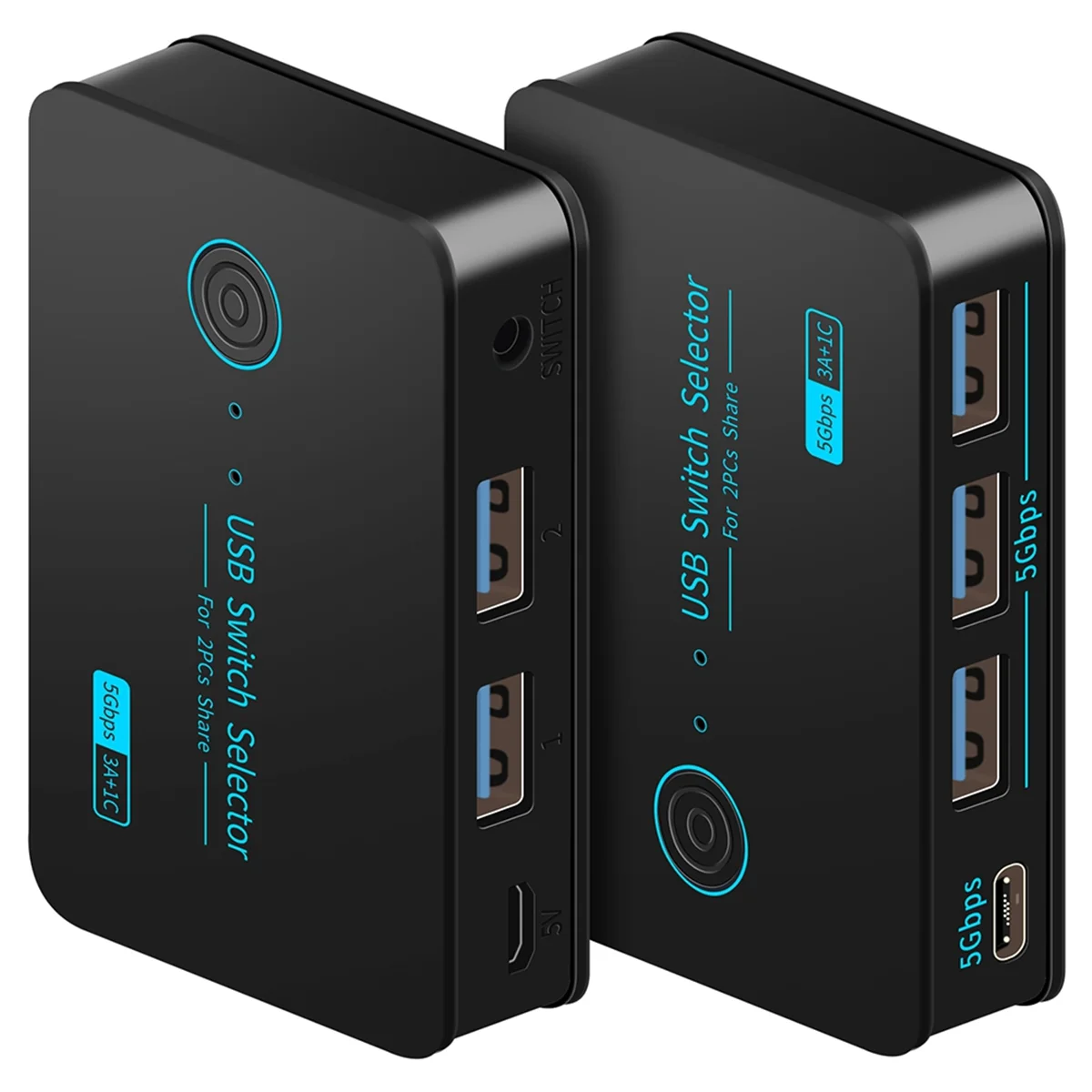 Switcher2-In-4-Out USB3.0 KVM Switch with Typec Converter HUB Hub Controller Adapter 5Gbps Shared Keyboard Printing
Switcher2-In-4-Out USB3.0 KVM Switch with Typec Converter HUB Hub Controller Adapter 5Gbps Shared Keyboard Printing
