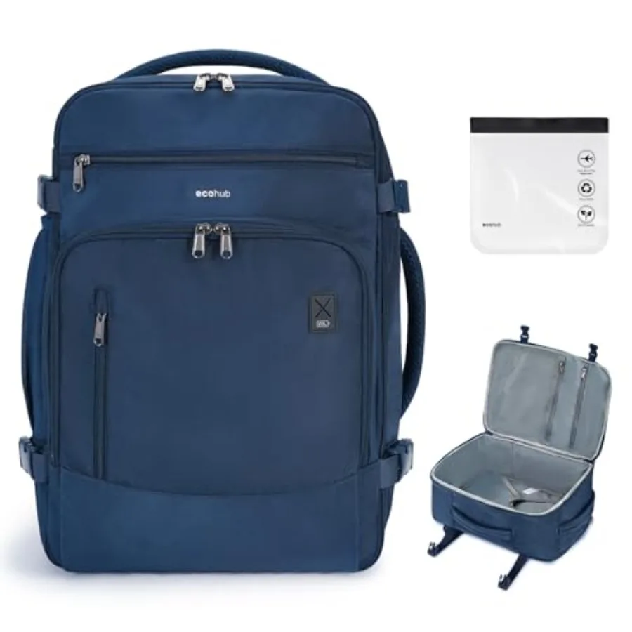 Travel Backpack for Men, 18x14x8 Spirit Airlines Personal Item Bag with Clear Toiletry Bag, Laptop Carry on Backpack with USB P
Travel Backpack for Men, 18x14x8 Spirit Airlines Personal Item Bag with Clear Toiletry Bag, Laptop Carry on Backpack with USB P