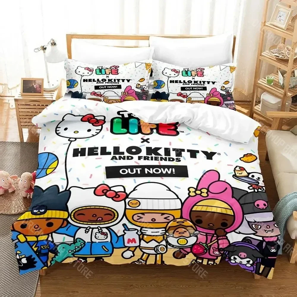 3D Anime Game Toca Bocas Bedding Set King Twin Double Child Bedding Set Microfiber or Polyester Duvet Cover Set Home Textiles
3D Anime Game Toca Bocas Bedding Set King Twin Double Child Bedding Set Microfiber or Polyester Duvet Cover Set Home Textiles