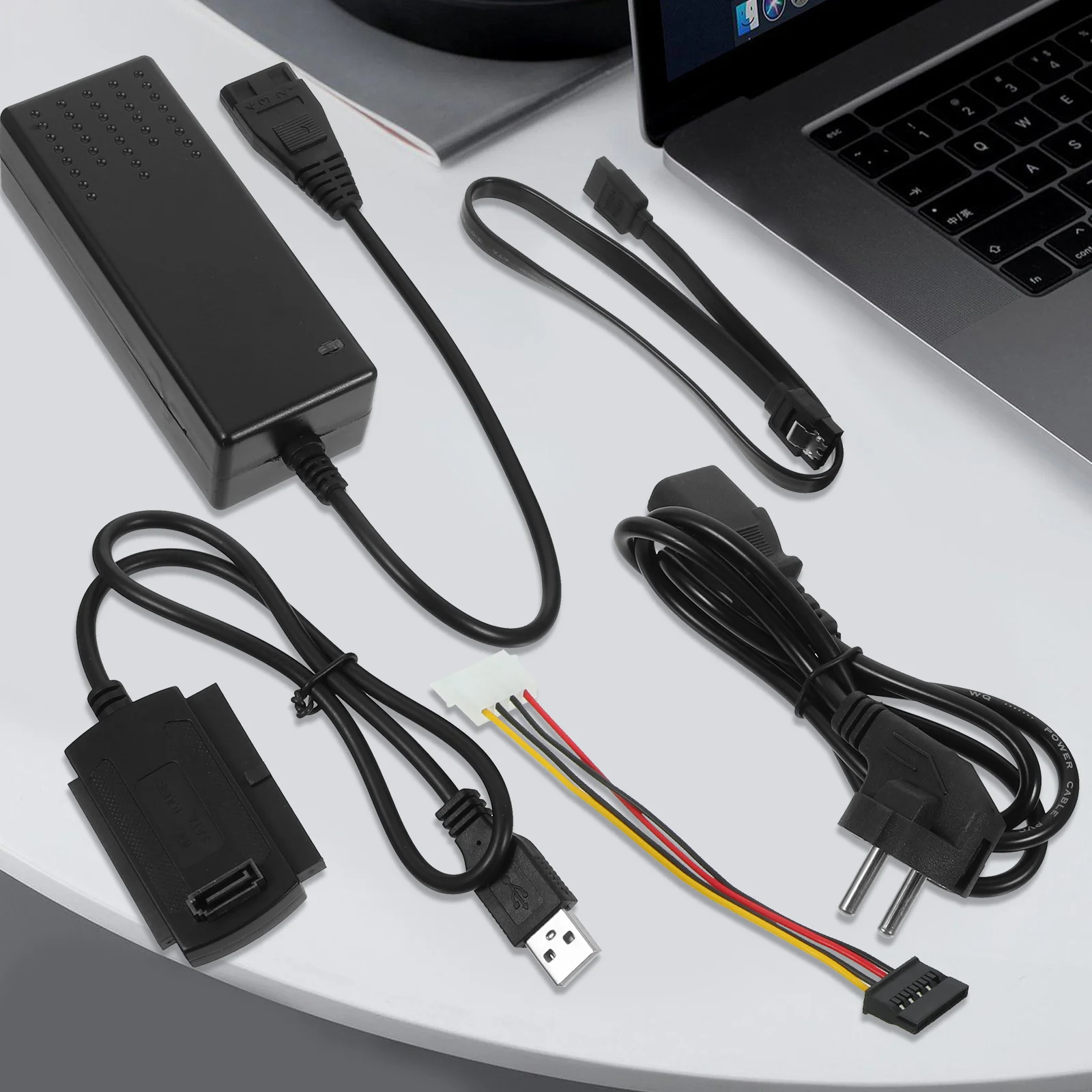 1Set USB 2.0 to Adapter for 25 Inch 35 Inch Converter Cable High Speed Data Transfer Plug and Play Portable