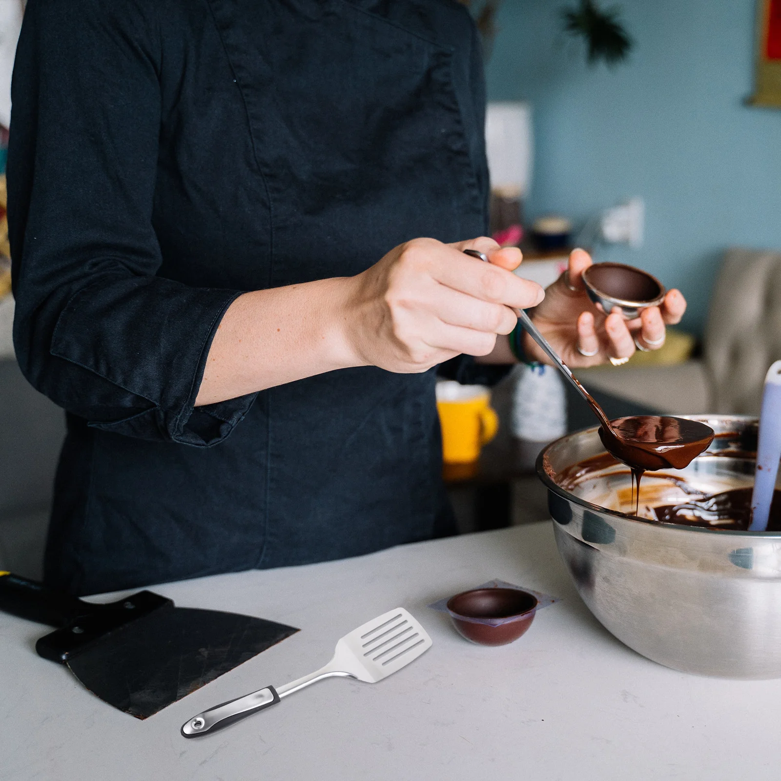 1Pcs Stainless Steel Steak Spatula Slotted Shovel Kitchen Gadget for Home Bbq Picnic Restaurant Practical Hanging Hole
1Pcs Stainless Steel Steak Spatula Slotted Shovel Kitchen Gadget for Home Bbq Picnic Restaurant Practical Hanging Hole