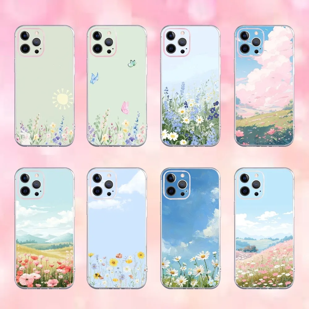 F-Flower Landscape Phone Case For iPhone 16e,16,15,14,13,12,11 Plus,Pro,Max,XR,XS,X,Plus,SE,Mini Transparent Soft Cover
F-Flower Landscape Phone Case For iPhone 16e,16,15,14,13,12,11 Plus,Pro,Max,XR,XS,X,Plus,SE,Mini Transparent Soft Cover