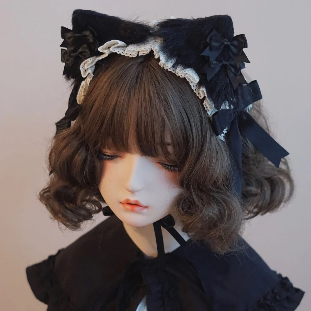Coalfell Original Handmade Black and White Bow Cat Ear Hair Band Lolita KC Rabbit Ear Hair Band Lolita Accessories
Coalfell Original Handmade Black and White Bow Cat Ear Hair Band Lolita KC Rabbit Ear Hair Band Lolita Accessories