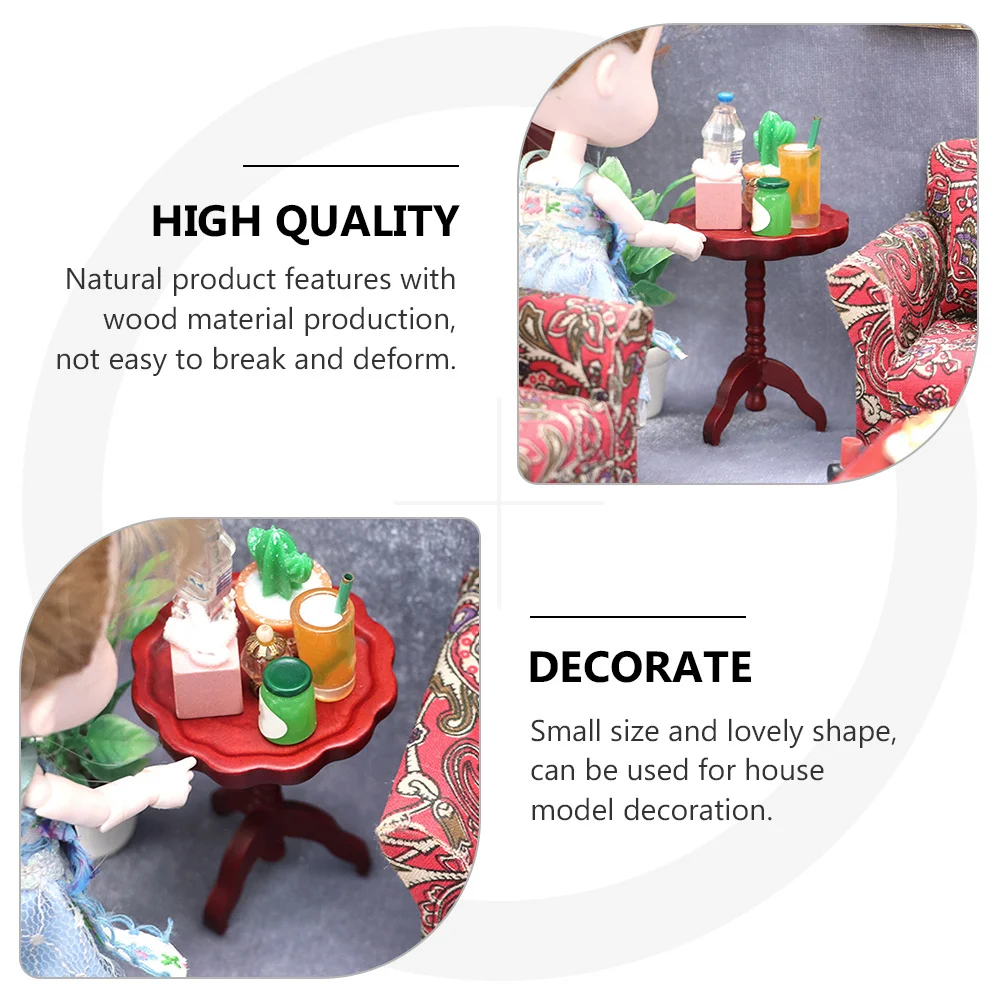 1pc Round Wooden Decor Kids Natural Wood Tea Table Desk Mini Wooden Furniture Furniture Desktop Decor Mini Tea Table
1pc Round Wooden Decor Kids Natural Wood Tea Table Desk Mini Wooden Furniture Furniture Desktop Decor Mini Tea Table