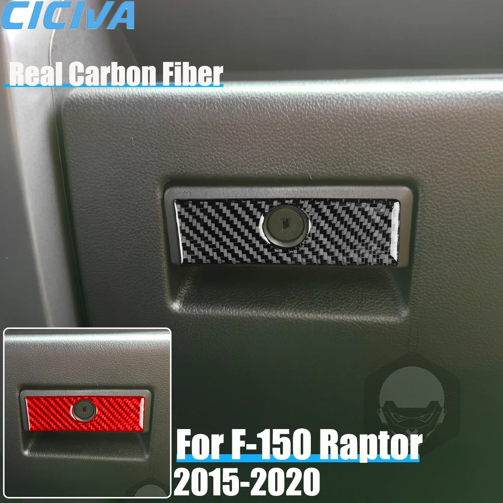 Real Carbon Fiber Car Accessories Glove Storage Handle Decorative Trim Cover Soft Sticker For Ford F150 SVT Raptor 2015-2020
Real Carbon Fiber Car Accessories Glove Storage Handle Decorative Trim Cover Soft Sticker For Ford F150 SVT Raptor 2015-2020