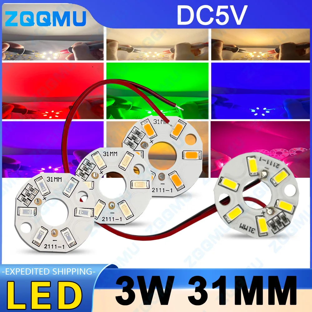 5V Round LED Light Panels 3W SMD5730 Yellow Purple Red And Pink Light Low-Voltage Round Aluminum Light Panels Welding Power Cord
5V Round LED Light Panels 3W SMD5730 Yellow Purple Red And Pink Light Low-Voltage Round Aluminum Light Panels Welding Power Cord