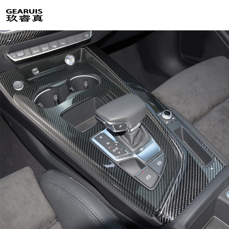 Car Styling For Audi A4 B9 A5 2017-2022 Center control multimedia storage box Frame Carbon Fiber Gear Panel decoration Stickers
Car Styling For Audi A4 B9 A5 2017-2022 Center control multimedia storage box Frame Carbon Fiber Gear Panel decoration Stickers