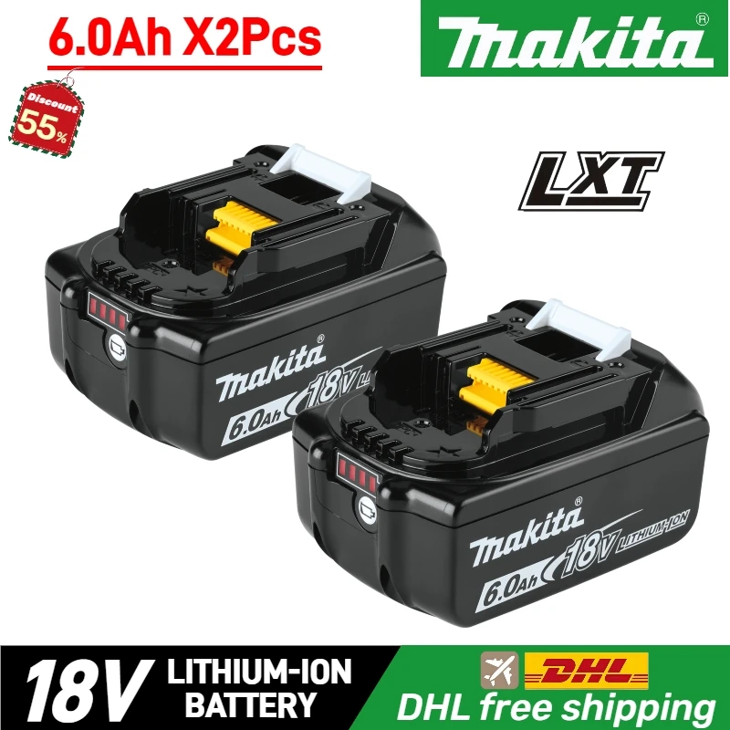 100% original Makita 6.0Ah Rechargeable Battery ,For Makita 18V BL1830 BL1830B BL1840 BL1840B BL1850 BL1850B Power Tools Battery
100% original Makita 6.0Ah Rechargeable Battery ,For Makita 18V BL1830 BL1830B BL1840 BL1840B BL1850 BL1850B Power Tools Battery