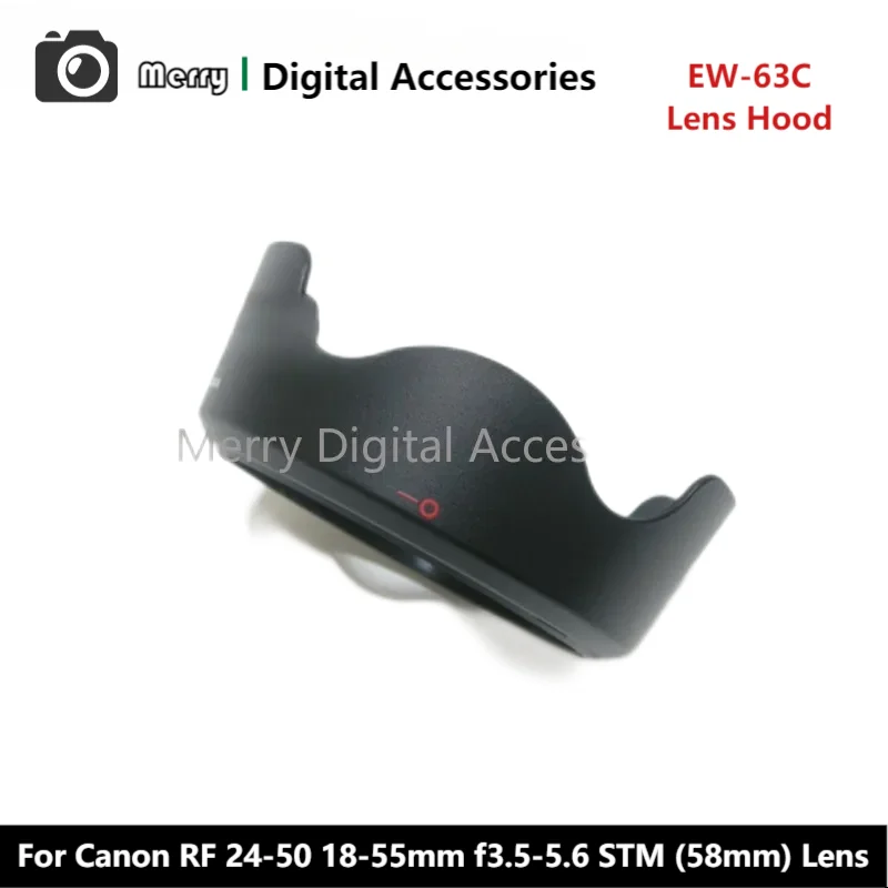 New Original Genuine Front Lens Hood EW-63C For Canon RF 24-50 18-55mm f3.5-5.6 STM (58mm) Camera Lens
New Original Genuine Front Lens Hood EW-63C For Canon RF 24-50 18-55mm f3.5-5.6 STM (58mm) Camera Lens