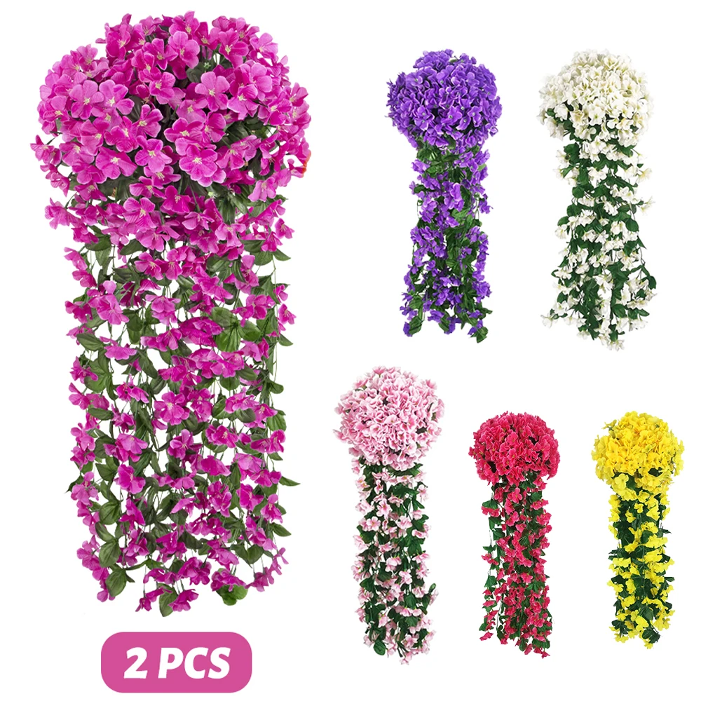 2PCS Artificial Violet Ivy Hanging Flowers for Wedding Arch Party Decoration Home Garden Patio Outdoor Decor Fake Flower Garland
2PCS Artificial Violet Ivy Hanging Flowers for Wedding Arch Party Decoration Home Garden Patio Outdoor Decor Fake Flower Garland