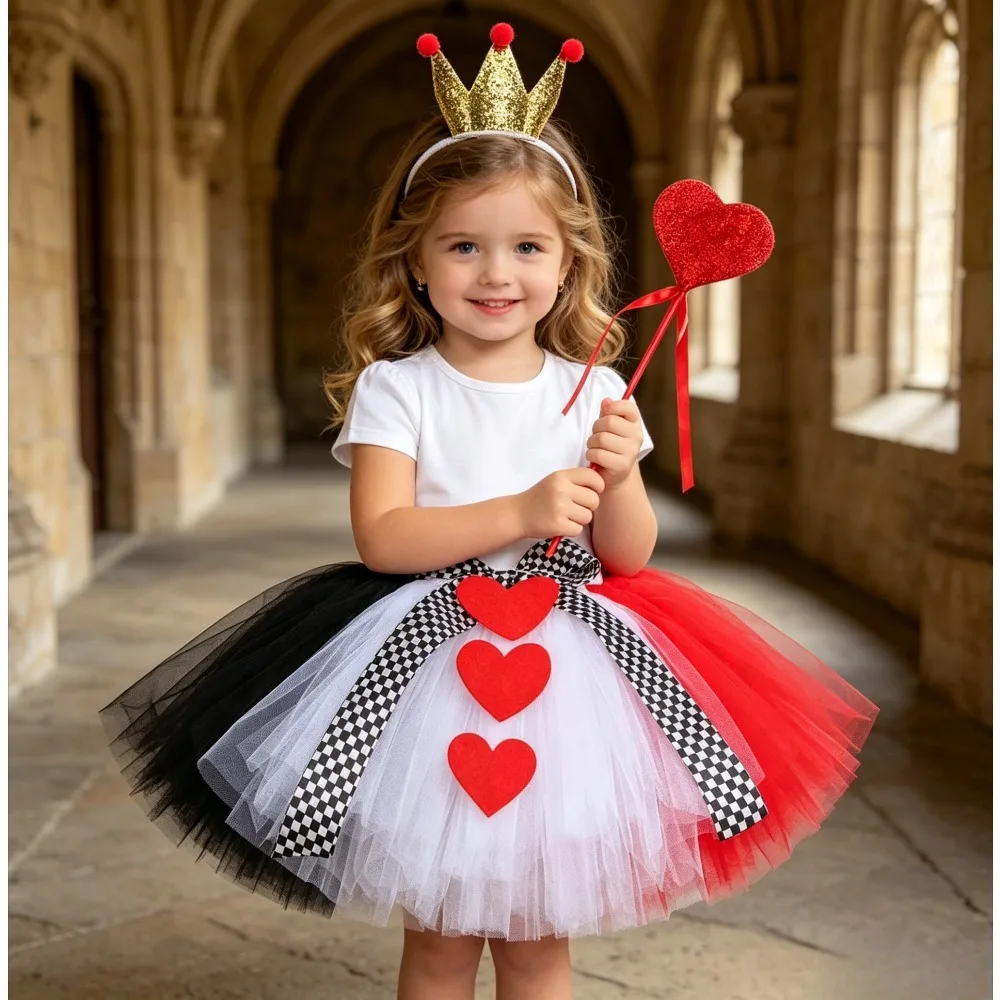 Twinkle Red Queen of Hearts Costumes for Girls Sparkly Halloween Tutu Dress for Kids Girl Devil Witch Outfit with Crown Wand 14Y
Twinkle Red Queen of Hearts Costumes for Girls Sparkly Halloween Tutu Dress for Kids Girl Devil Witch Outfit with Crown Wand 14Y