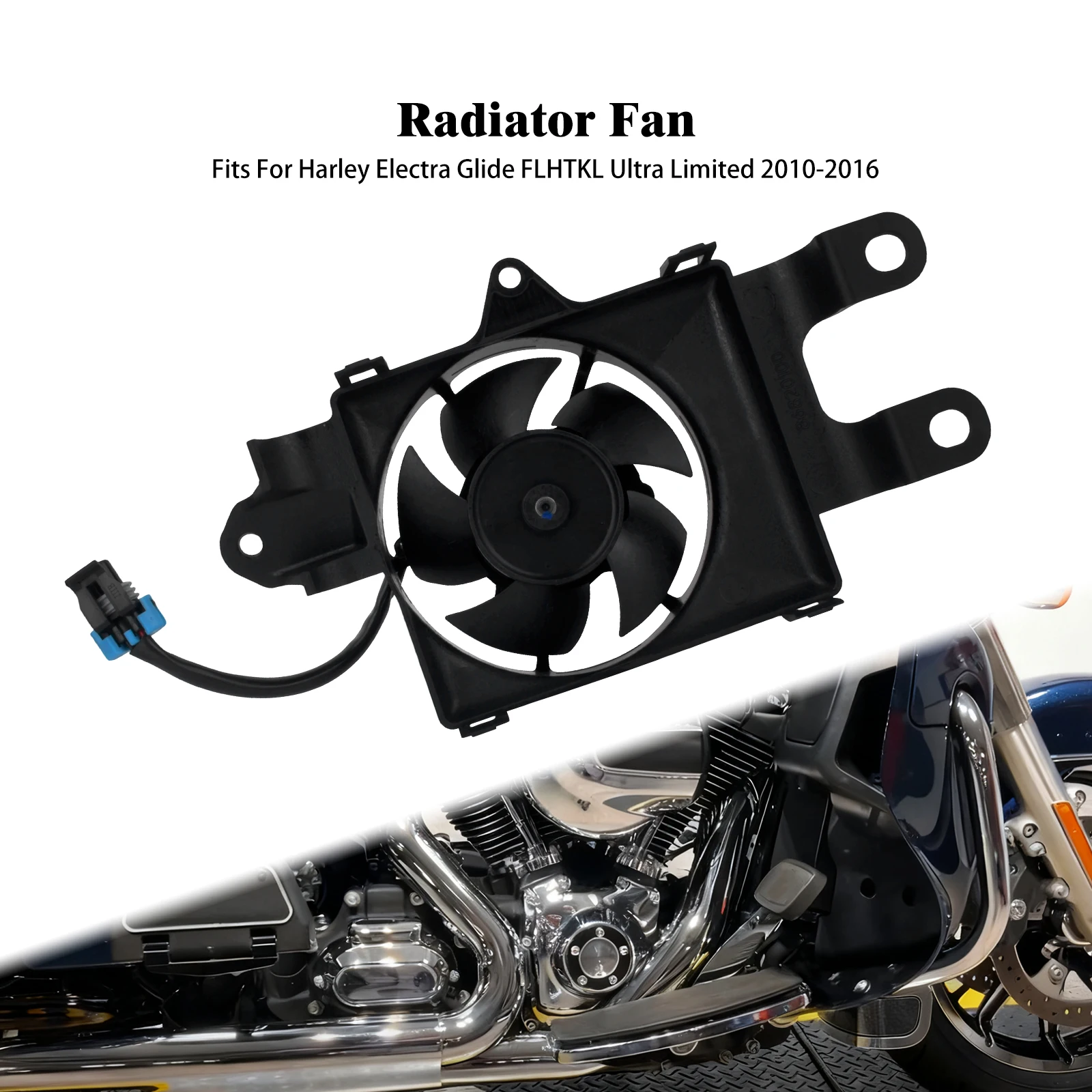 Motorcycle Radiator Right Cooling Fan Engine Cooler Water Tank For Harley Electra Glide Ultra Limited 2010-2016 CoolFlow Fan Kit
Motorcycle Radiator Right Cooling Fan Engine Cooler Water Tank For Harley Electra Glide Ultra Limited 2010-2016 CoolFlow Fan Kit