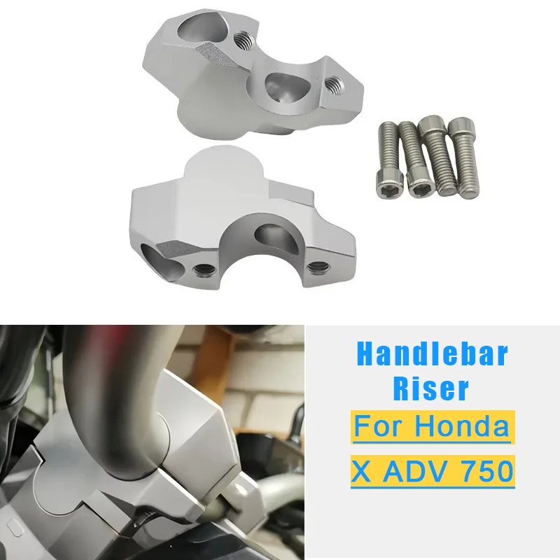 For Honda X ADV 750 Handlebar Riser Clamp Extend Handle Bar Heightening Move Back For Better Riding Position & Comfort
For Honda X ADV 750 Handlebar Riser Clamp Extend Handle Bar Heightening Move Back For Better Riding Position & Comfort