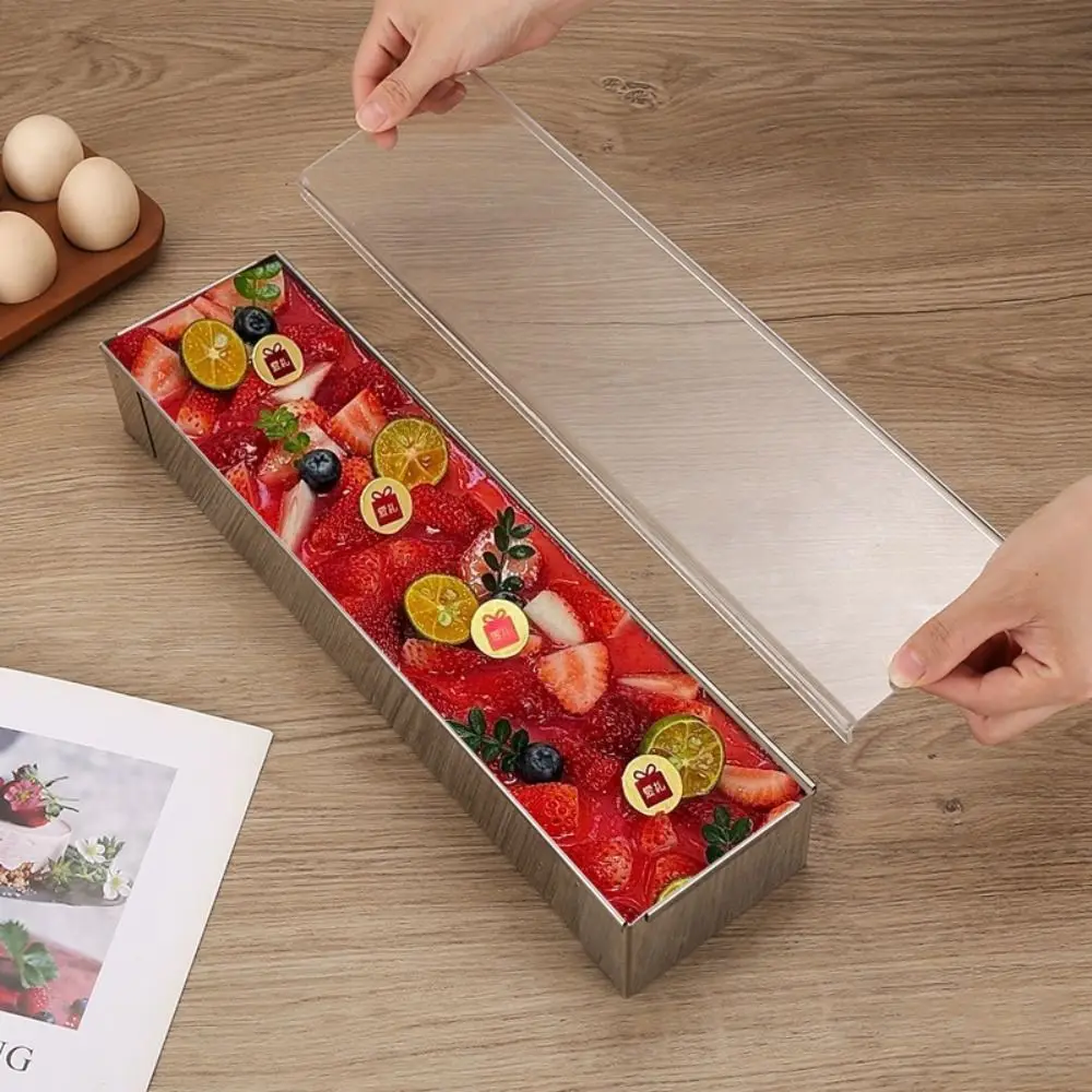 Baking Mold Removable Design Tiramisu Cake Mold Stainless Steel Rectangular Bread Mold DIY with Lid Mousse Mold Bakery
Baking Mold Removable Design Tiramisu Cake Mold Stainless Steel Rectangular Bread Mold DIY with Lid Mousse Mold Bakery