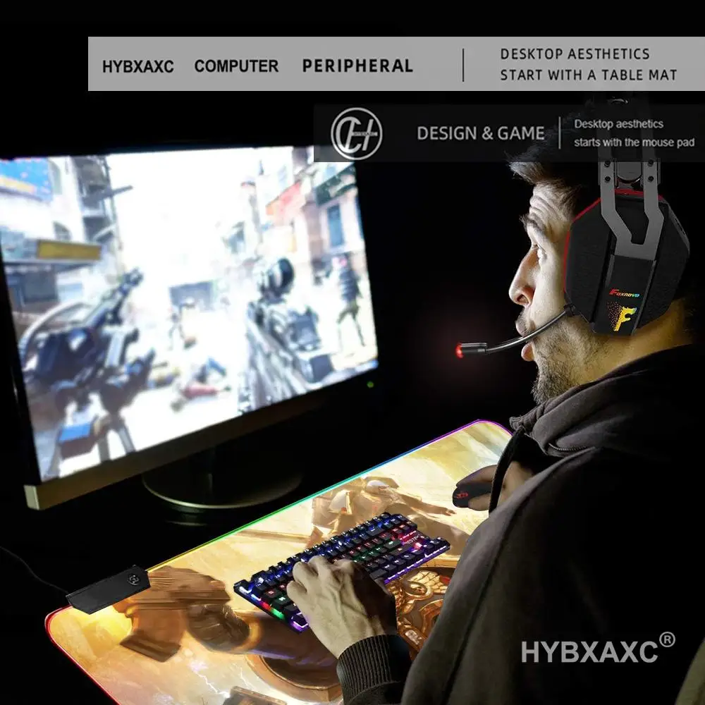 80X40CM HYBXAXC Mouse Pad RGB Gaming Mouse Pad Desk Mat HD Gamer Large LED Light XXL Dark Fantasy Game W-Warhammer RGB Mouse Pad
80X40CM HYBXAXC Mouse Pad RGB Gaming Mouse Pad Desk Mat HD Gamer Large LED Light XXL Dark Fantasy Game W-Warhammer RGB Mouse Pad