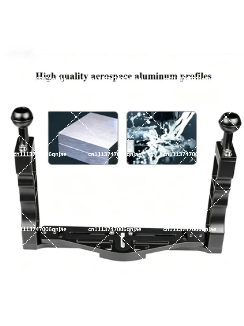 Aluminum Alloy Two Handed Diving Bracket for DSLR Camera, Adjustable Motion Camera Support
Aluminum Alloy Two Handed Diving Bracket for DSLR Camera, Adjustable Motion Camera Support