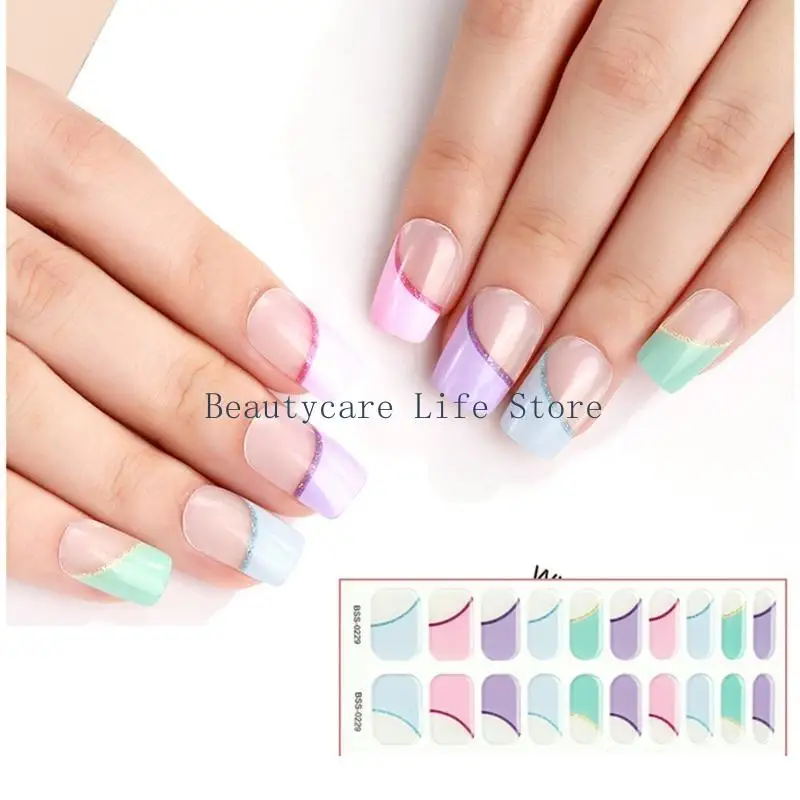 652C 20 шт. полуотвержденные гелевые полоски для ногтей во французском стиле, длинные полоски для ногтей для женщин
652C 20 шт. полуотвержденные гелевые полоски для ногтей во французском стиле, длинные полоски для ногтей для женщин