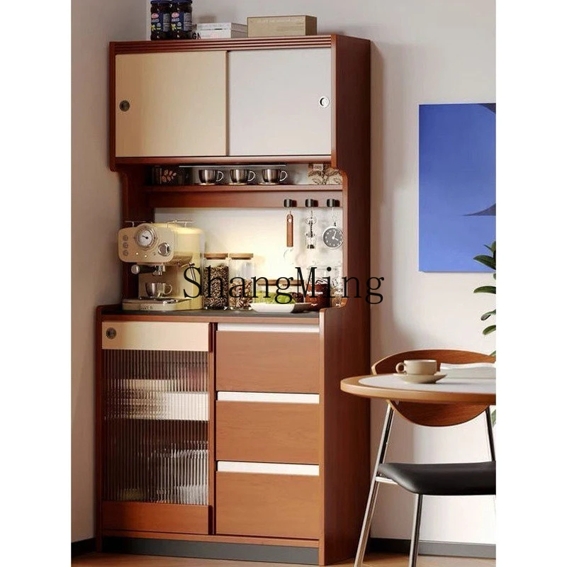 ZYY medieval solid wood locker living room display integrated tea cabinet against the wall color matching rock slab side cabinet
ZYY medieval solid wood locker living room display integrated tea cabinet against the wall color matching rock slab side cabinet