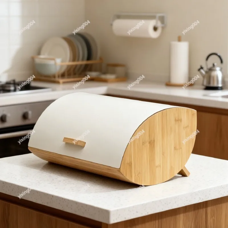 Bamboo Lid Metal Sealed Box, Multifunctional Kitchen Food Storage & Bread Container
Bamboo Lid Metal Sealed Box, Multifunctional Kitchen Food Storage & Bread Container