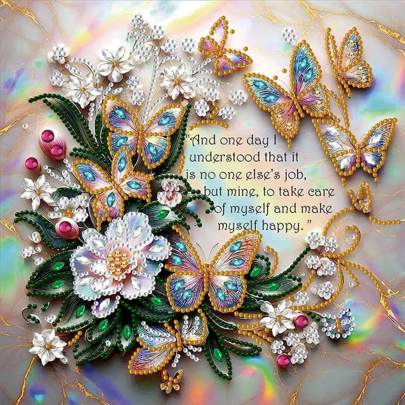 GATYZTORY 30*30cm 5D DIY Butterfly Decoration Partial Special Shaped Drill Diamond Painting Kit Drill Diamond Embroidery Crafts
GATYZTORY 30*30cm 5D DIY Butterfly Decoration Partial Special Shaped Drill Diamond Painting Kit Drill Diamond Embroidery Crafts