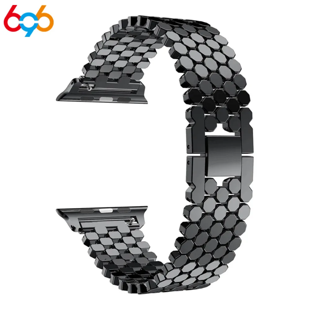 Bracelet Strap For 38 40mm 41mm 42mm 45mm 46mm 49mm Stainless Steel Band For IWatch Ultra 10 9 8 7 6 5 4 Woman Men Fish Scale
Bracelet Strap For 38 40mm 41mm 42mm 45mm 46mm 49mm Stainless Steel Band For IWatch Ultra 10 9 8 7 6 5 4 Woman Men Fish Scale